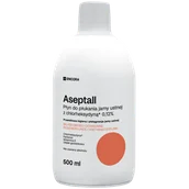 Płyny do płukania jamy ustnej - Aseptall, płyn do płukania jamy ustnej z chlorheksydyną 0,12%, 500 ml - miniaturka - grafika 1