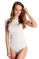 Piżamy damskie - Henderson Ladies blue line 38119 biała koszulka damska - esotiq-henderson - miniaturka - grafika 1