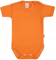 Body dla niemowląt - Body KRÓTKI rękaw rękawek POMARAŃCZOWE r 80 KLEKLE - miniaturka - grafika 1