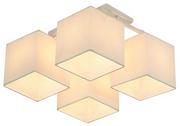 Lampy sufitowe - Candellux Boho lampa sufitowa 4-punktowa beżowa 34-58485 - miniaturka - grafika 1