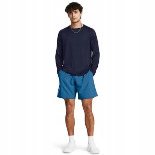 Męskie spodenki treningowe Under Armour Ua Tech Woven Wordmark Short nie - Spodenki męskie - miniaturka - grafika 1