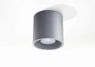 Sollux Lighting Plafon ORBIS 1 szary - Lampy sufitowe - miniaturka - grafika 1