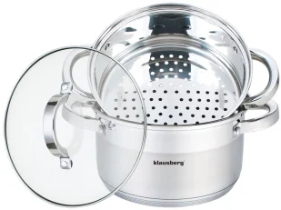 Garnki do gotowania na parze 3 elementy 18cm M6-S35 - Garnki - miniaturka - grafika 1