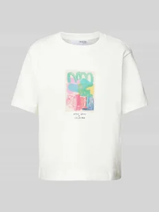 T-shirt z okrągłym dekoltem model ‘ESSENTIAL’ - Koszulki i topy damskie - miniaturka - grafika 1