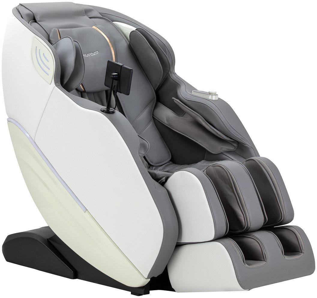 Activeshop Fotel masujący Sakura Maximus 809 3D biało szary