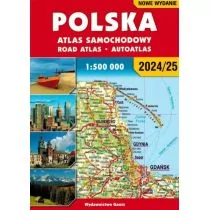 Polska. Atlas samochodowy. 1:500 000 Wyd. 2024/2025 - Atlasy i mapy - miniaturka - grafika 1