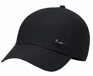 Czapki damskie - Czapka z daszkiem NIKE Dri-FIT Club czarna r M/L - miniaturka - grafika 1