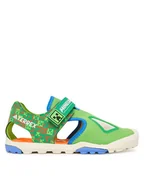 Buty trekkingowe dziecięce - adidas Sandały Minecraft Terrex Captain Toey 2.0 Sandals JR1316 Zielony - miniaturka - grafika 1