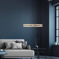Lampy sufitowe - Lampa wisząca PURE LED E-Loop, mosiądz, Ø 50 cm aluminium CCT - miniaturka - grafika 1
