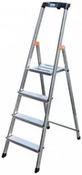 Drabiny - Krause Drabina ze stopniami wolnostojąca Safety 2,85 m 126320 - miniaturka - grafika 1