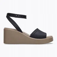 Sandały damskie - Crocs sandały damskie Brooklyn Ankle Strap Wedge koturn rozmiar 38,5 - miniaturka - grafika 1
