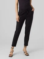 Spodnie damskie - Vero Moda Spodnie materiałowe Jesmilo 10279691 Czarny Regular Fit - miniaturka - grafika 1