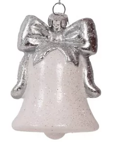 Bombka Biały Dzwonek 9Cm - Bombki - miniaturka - grafika 1
