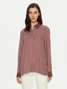 Tommy Hilfiger Koszula WW0WW44036 Bordowy Relaxed Fit - Koszule damskie - miniaturka - grafika 1