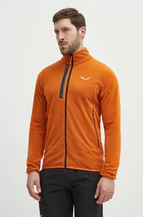 Bluzy męskie - Salewa bluza sportowa Paganella kolor pomarańczowy wzorzysta - grafika 1