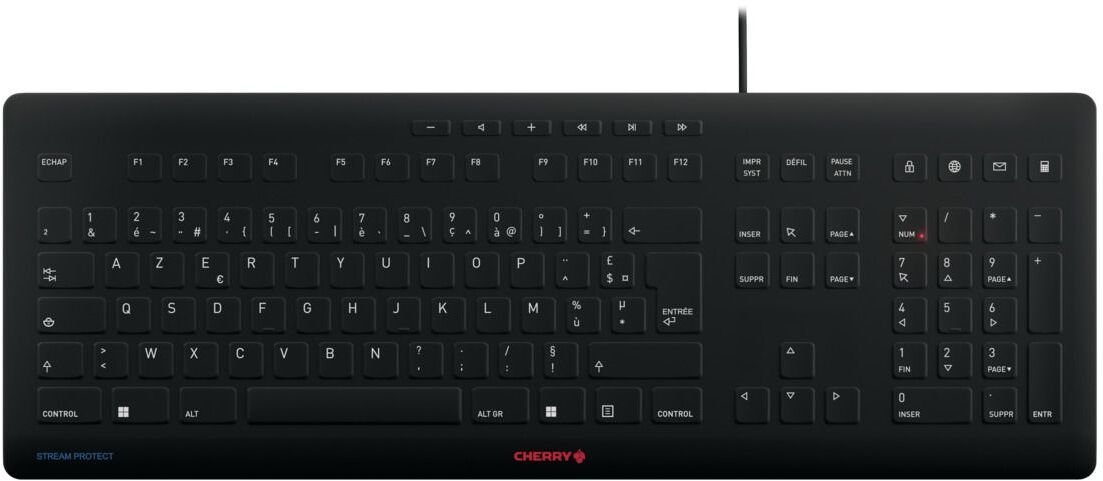 CHERRY STREAM PROTECT KB BLACK JK-8502FR-2