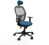 Fotele i krzesła biurowe - Krzesło Biurowe Piqueras y Crespo 1D036N1 Szary Zieleń naftowa - miniaturka - grafika 1