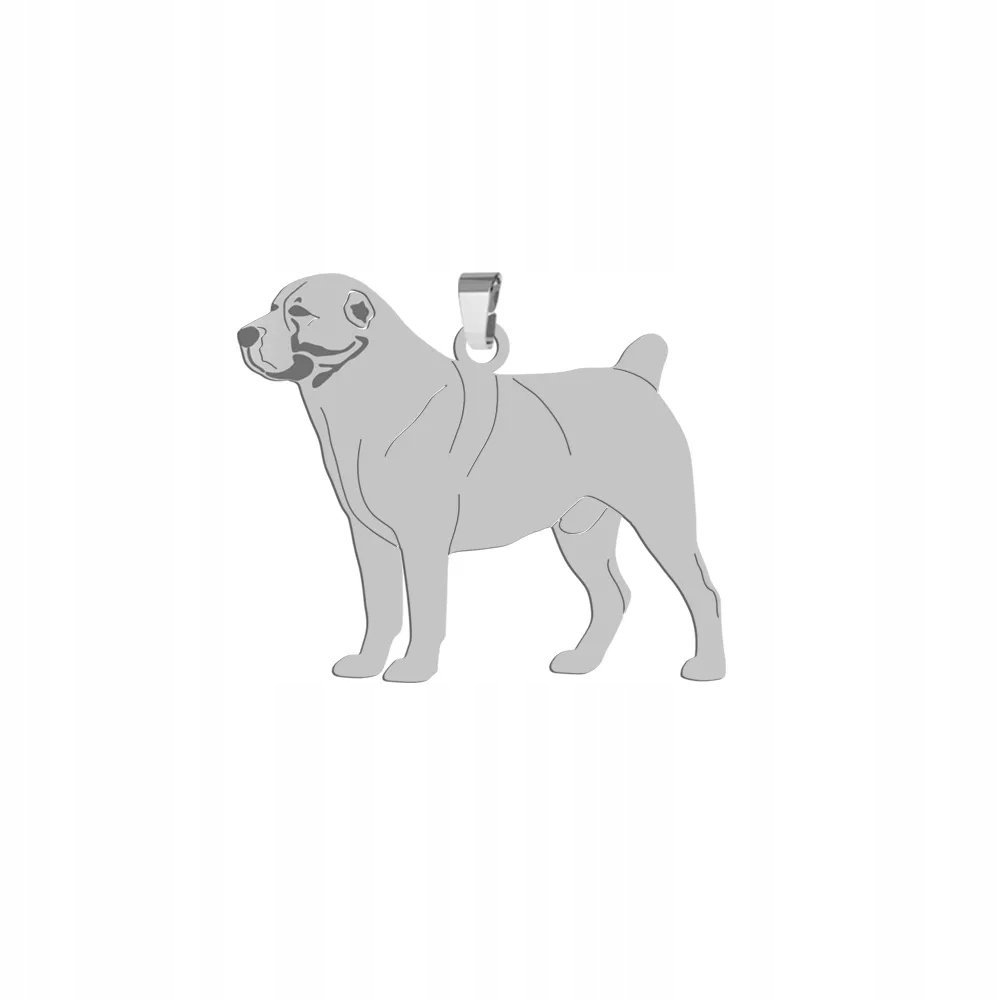 Zawieszka Srebrna z Owczarek Środkowoazjatycki 925 Kobieta GRAWER GRATIS
