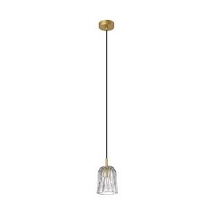 Pojedynczy zwis z kryształowym kloszem P0590-01A-V7AC z serii TAZZA - Lampy sufitowe - miniaturka - grafika 1