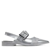 Sandały damskie - Sandały Melissa Melissa Ladylike Ad M 35973 Srebrny - miniaturka - grafika 1