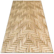 Dywany - Modny winylowy dywan Wiklinowa tekstura 120x180 cm - miniaturka - grafika 1