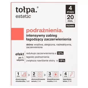 Tołpa Tołpa Estetic intensywny zabieg łagodzący zaczerwienienia, 1 zabieg - Serum do twarzy - miniaturka - grafika 1
