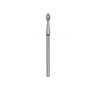 Staleks Frez Diamentowy Oliwka Ostra Czerwona 2,5/4,5mm - Frezarki do paznokci - miniaturka - grafika 1