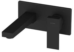Oltens Gota bateria umywalkowa podtynkowa kompletna czarny mat 32601300 - Baterie umywalkowe - miniaturka - grafika 1