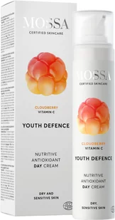 MOSSA Youth Defence Odżywczy krem antyoksydacyjny na dzień z maliną moroszką i witaminą C 50ml - Kremy do twarzy - miniaturka - grafika 1