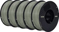 Filamenty i akcesoria do drukarek 3D - filament ABS do druku 3D, średnica 1,75 mm, szpula 5 kg, szary 5 kg - miniaturka - grafika 1