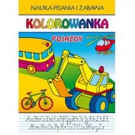 Kolorowanki, wyklejanki - Literat Kolorowanka Pojazdy Beata Guzowska - miniaturka - grafika 1