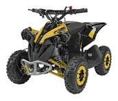 Zabawki interaktywne dla dzieci - Mini Quad Spalinowy Pojazd RENEGADE HIPERFECT 49CC Żółty - miniaturka - grafika 1