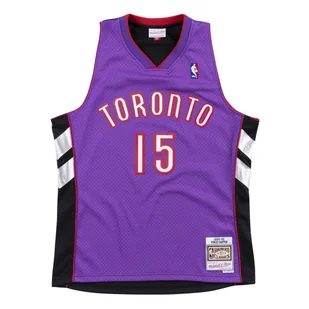 Mitchell & Ness, T-shirt męski, NBA Toronto Raptors Vince Carter Swingman Jersey, rozmiar XL - Koszykówka - miniaturka - grafika 1