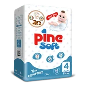 Pieluchy - Pine Soft 3D pieluchy rozmiar 4 Maxi 7-14 kg 36 sztuk - miniaturka - grafika 1