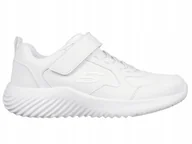 Buty dla dziewczynek - BUTY dziecięce SKECHERS sportowe 405626L-WHT lekkie białe na rzepę 30 - miniaturka - grafika 1