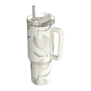 Kubek Termiczny ze Słomką Quokka, Stalowy, na Herbatę, Kawę, Podróż, 1200ml - Kubki termiczne - miniaturka - grafika 1