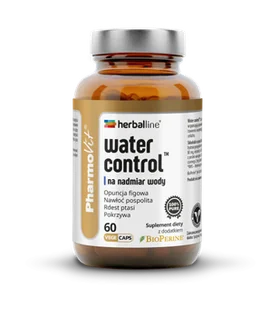 Pharmovit Herballine Water Control Na Nadmiar Wody 60 Kapsułek - Układ pokarmowy - miniaturka - grafika 1