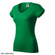 Koszulki i topy damskie - Fit V-neck 162 - ADLER - Koszulka damska, 180 g/m² - 13 kolorów - XS-2XL - miniaturka - grafika 1