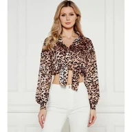 Koszule damskie - GUESS Koszula Cropped Fit - miniaturka - grafika 1