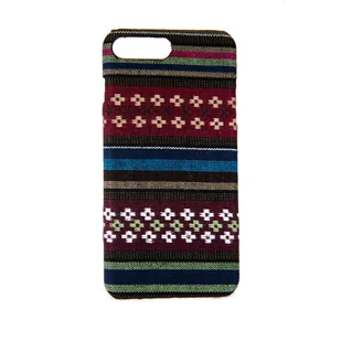 Materiałowe etui na telefon komórkowy Apple iPhone 7 Plus Cover Bumper Shell Brown - Etui i futerały do telefonów - miniaturka - grafika 1