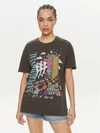 Koszulki i topy damskie - Vans T-Shirt Vivid Dreams Oversized VN000H08 Czarny Regular Fit - miniaturka - grafika 1