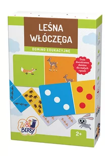 Trefl Leśna włóczęga Domino edukacyjne - Gry planszowe - miniaturka - grafika 1