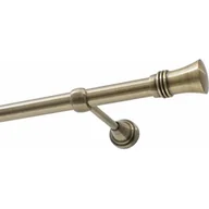 Karnisze - Karnisz DECASTYL Capri Pojedynczy 200 cm Mosiądz antyczny - miniaturka - grafika 1