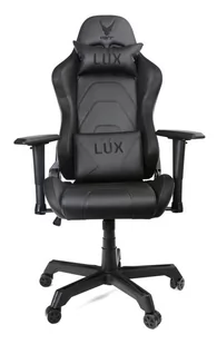 Platinet Fotel gamingowy VARR Lux z podświetleniem LED RGB + zdalne sterowanie, czarny - Fotele gamingowe - miniaturka - grafika 1