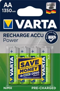 Varta Akumulatory AA NiMH Varta Ready2Use HR06 1.2 V 1350 mAh 4 szt - Akcesoria i części modelarskie - miniaturka - grafika 1