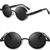 Okulary przeciwsłoneczne - ﻿Okulary przeciwsłoneczne lenonki okrągłe Harry - miniaturka - grafika 1