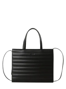 Calvin Klein Damski shopper Kobiety Sztuczna skóra czarny jednolity, ONE SIZE - Torebki damskie - miniaturka - grafika 1