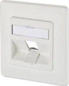 Gniazdka elektryczne - Metz METZ CONNECT Puszka połączeniowa Keystone podtynkowa 1 port pusta biała - miniaturka - grafika 1