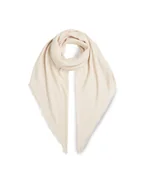 Czapki i chusty sportowe damskie - Calvin Klein Chusta Monogram Jacquard Scarf K60K608779 Biały - miniaturka - grafika 1