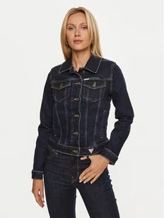 Guess Jeans Kurtka jeansowa W4YN55 D5CB1 Granatowy Regular Fit - Kurtki damskie - miniaturka - grafika 1